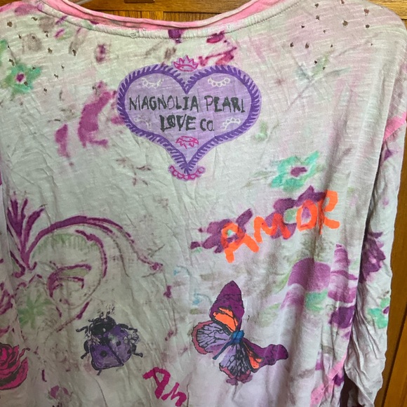 Magnolia Pearl. ❤️❤️NWT.Floral Long Sleeve Dress. Perfect Valentine. O/S - Picture 10 of 10